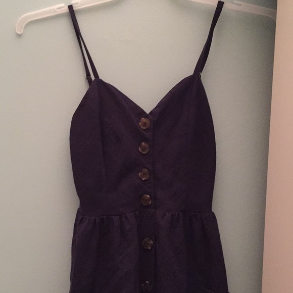 navy blue midi dress - Picture 1 of 2